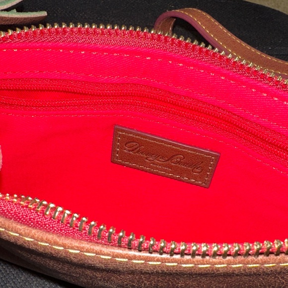 Dooney & Bourke Brown Leather Wristlet - Picture 4 of 5